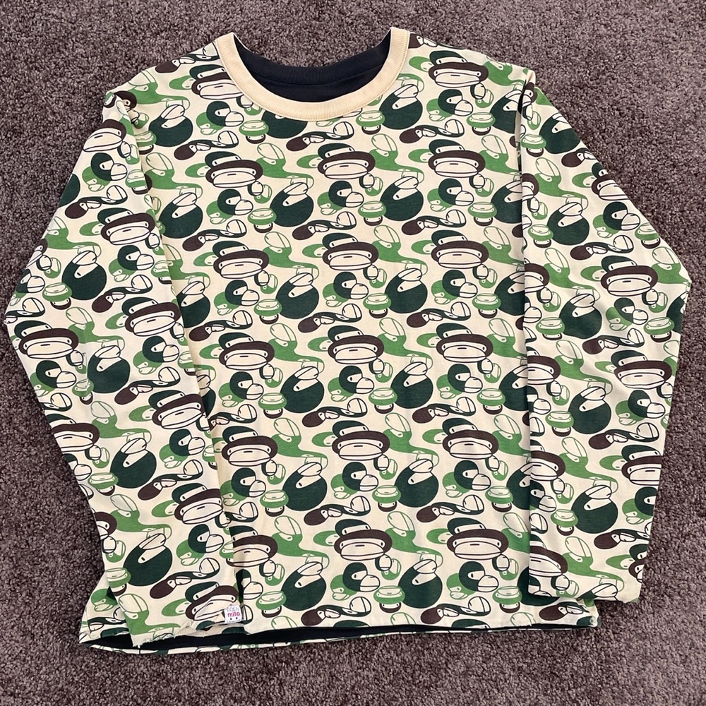 Bape Baby Milo Reversible Crewneck